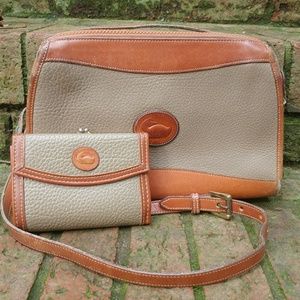Vintage Dooney and Bourke crossbody and wallet